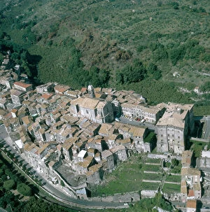 Images Dated 27th December 2007: Aerial view of Vignanello