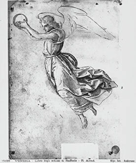 Images Dated 23rd September 2011: An angel. Drawing by Raffaello preserved in the Galleries of the Academy, Venice