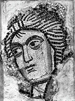 Images Dated 28th May 2008: Angel, fragment of a mosaic preserved in the Provincial Museum of Torcello