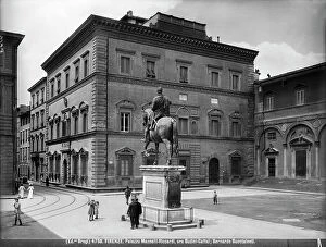 Images Dated 30th October 2009: Animated View of Palazzo Budini Gattai, ex Grifoni, ex Riccardi-Mannelli, Florence