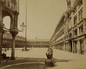 Images Dated 25th January 2011: Animated view of Piazza San Marco, Venice
