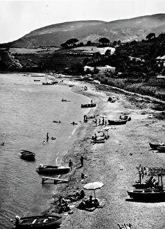 Images Dated 16th July 2009: Animated view of Porto Azzurro's beach at Isola d'Elba