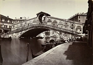 Images Dated 19th March 2010: Animated view of the Rialto Bridge, Venice