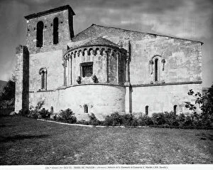 Images Dated 28th April 2009: Apse of the Abbey of San Clemente, Casauria, Torre de'Passeri