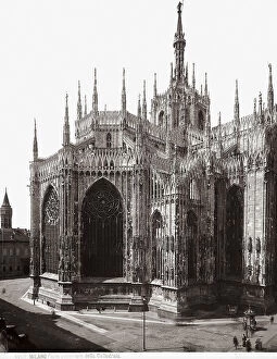 Images Dated 28th February 2008: Apsidal view of the Cathedral in Milan