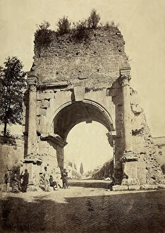 Images Dated 10th May 2011: Arch of Drusus, Rome