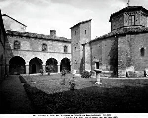 Images Dated 6th February 2006: Archaeological Museum and baptistry of S.Peter's or Rotonda at Asti