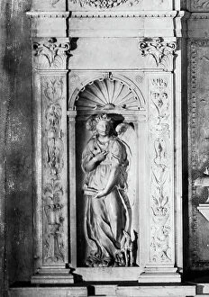Images Dated 25th August 2009: Archangel Raffele (detail), the tomb of Blessed Raffaele Maffei, Stag Stage (1479-1561)