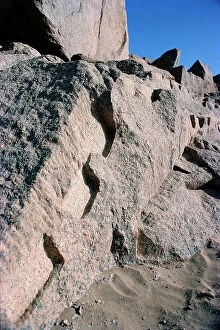 Images Dated 21st October 2011: Aswan: the ancient granite quarry used to build the temples