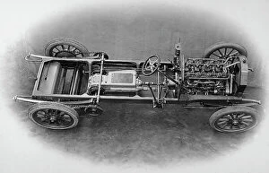 Images Dated 22nd March 2011: Automobile under construction (view from above), made by the Florentia automobile company in