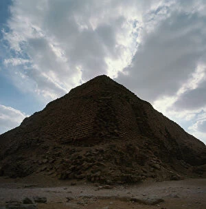 Images Dated 30th November 2011: Backlight totals and architectural details of the pyramid of Saqqara