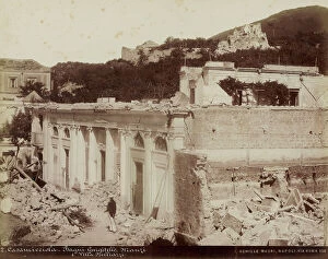Images Dated 12th November 2008: Bagni Gurgitello, Manzi and Villa Belliazzi in ruins after the earthquake, Casamicciola, Ischia
