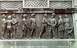 Images Dated 29th March 2011: Bas-relief of men in armor
