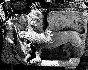Images Dated 10th November 2009: Bass-relief with Winged Lion preserved in Zadar, Croatia
