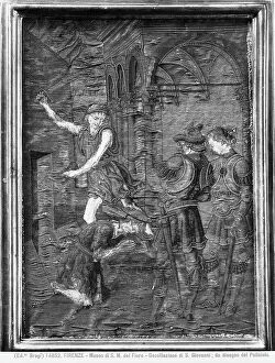 Images Dated 8th April 2010: The Beheading of St. John the Baptist, embroidery designed by Antonio di Jacopo di Antonio Benci