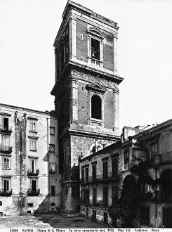 Images Dated 17th March 2010: The bell tower of the church in the convent of Santa Chiara, Naples