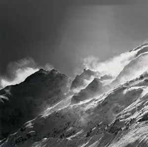 Blick auf den Gruppo montuoso del Bernina