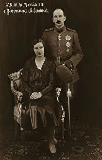Images Dated 5th May 2011: Boris III and Giovanna of Savoy