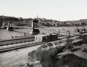 Impresión enmarcada : Puente de Cadenas en Budapest Impresión enmarcada : Puente de Cadenas en Budapest