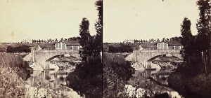 Images Dated 7th November 2011: Bridge over the Sieve river. Stereoscopic photograph