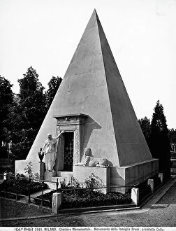 Images Dated 27th May 2008: The Bruni Family Monument in Milan's Monumental Cemetery, by Angelo Colla