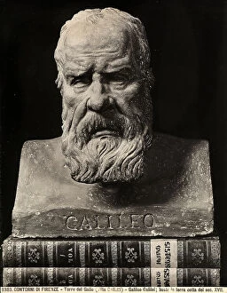Images Dated 28th November 2008: Bust of Galileo Galilei, from the Villa Gallina near the Torre del Gallo, Pian de'Giullari, Florence