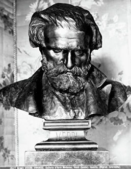 Images Dated 14th April 2009: Bust of Giuseppe Verdi by Vincenzo Gemito, at the Gallery of Modern Art in Florence