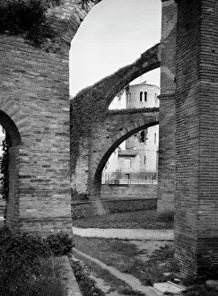 Images Dated 13th October 2009: The buttresses of the San Vitale Basilica, Ravenna