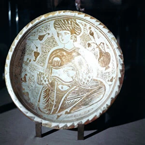 Images Dated 6th December 2011: Cairo: Arab Islamic Art Museum. Ceramic plates decorated