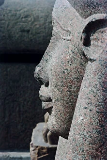 Images Dated 5th December 2011: Cairo: Archaeological Museum outside of Cairo, a capital with the head of Hathor