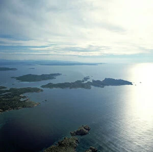Images Dated 2nd July 2007: Caprera and other islands, the archipelago of Maddalena, with Corsica in the background