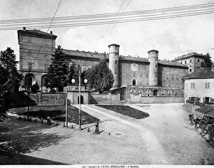 Images Dated 28th December 2012: Front of the Castle of Moncalieri, locality on the outskirts of Turin