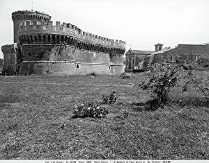 Images Dated 23rd April 2012: Castle of Pope Julius II at Ostia Antica, Rome