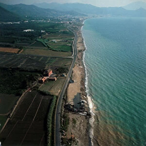 Images Dated 4th November 2009: Catanzaro. From the sky. The coast in the Province of Catanzaro