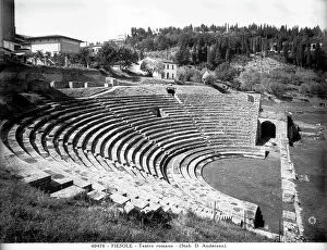 Images Dated 20th December 2012: Cavea of the Roman theatre in Fiesole, Florence