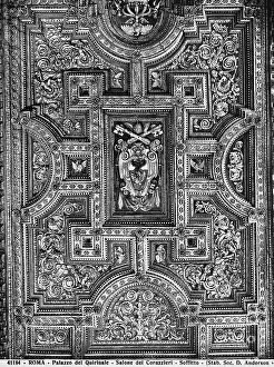 Images Dated 5th February 2010: Ceiling of the Sala Regia or Salone dei Corazzieri, decorated by Giovanni Lanfranco