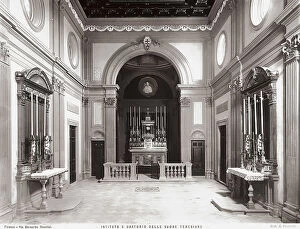 Images Dated 25th February 2008: Chapel of the Teresian nuns, in Via Rucellai, Florence, designed by the architect G. Paciarelli