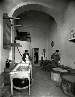 Images Dated 28th February 2008: Chemical waste tanks at the Fratelli Alinari photography Firm, Via Nazionale, Florence