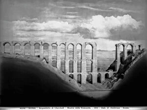 Images Dated 20th December 2012: Cherchell aqueduct, model displayed at the Mostra Augustea of 1937-1938 in Rome