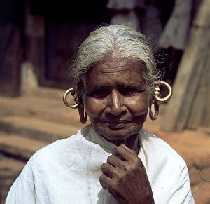 Images Dated 30th May 2007: Christians of Kerala, portrait of an elderly woman