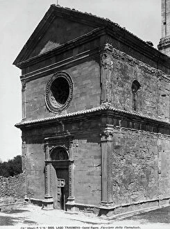 Images Dated 22nd September 2010: The Church of the Madonna of Miracles in Castle Rigone on Lake Trasimeno