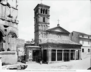 Images Dated 21st February 2012: The Church of San Giorgio in Velabro in Rome