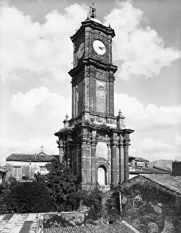 Images Dated 11th March 2010: The clock tower in Avellino, designed by Cosimo Fanzago