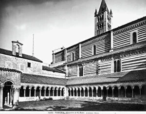 Images Dated 19th April 2010: The Cloister of San Zeno Maggiore, Verona