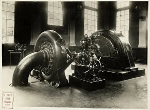 Images Dated 8th March 2011: Close-up of a turbine electric generator