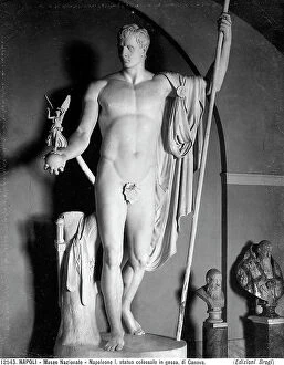 Images Dated 18th November 2011: Colossal plaster statue representing Napoleon I, work attributed to Antonio Canova