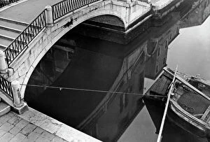 Images Dated 25th May 2011: 'Composition' reflections in a canal in Venice