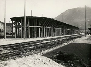 Images Dated 15th April 2010: Construction of the railway station of Trento