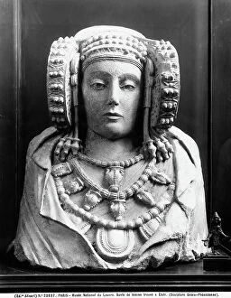 Images Dated 28th May 2008: Copy of the Lady of Elche, plaster, Phoenician Arts seventh-sixth century b.C. Louvre Museum, Paris