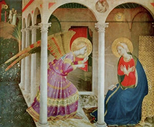 Images Dated 18th February 2011: Cortona Altarpiece or Annunciation; work of Fra Angelico. Museo Diocesano, Arezzo